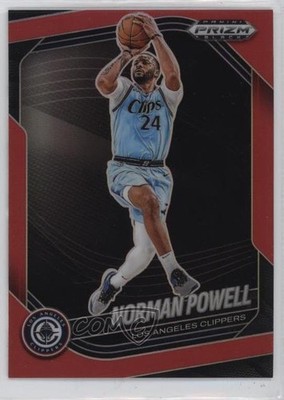 2024-25 Panini Prizm Black Red Prizm 77/299 Norman Powell #55 s3g