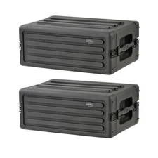 SKB Cases Roto-Molded 4U Shallow Rack (2-Pack)