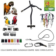 LARGE ARA 15MM QUICK RELEASE metal buckles parrot harness YY V4M