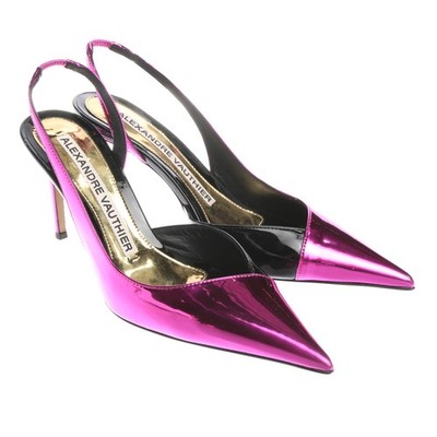 Slingbacks Alexandre Vauthier Rosa Schwarz 39 EUR
