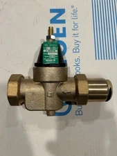 Watts LF N45B M1 1" Water Pressure Reducing Valve, with Push To Connect Adapter