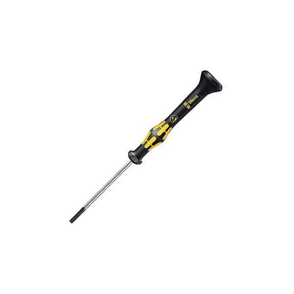 Wera 1578 A ESD Kraftform Micro Screwdriver Slotted 0.23 x 1.5 x40mm