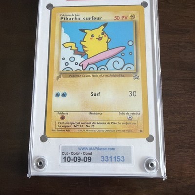 MAP 9+ MINT 2000 POKEMON PIKACHU WORLD COLLECTION FRENCH #28