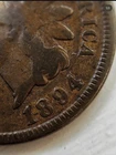 (VG+) 1894/94 Indian Head 1c Overdate rare variety penny
