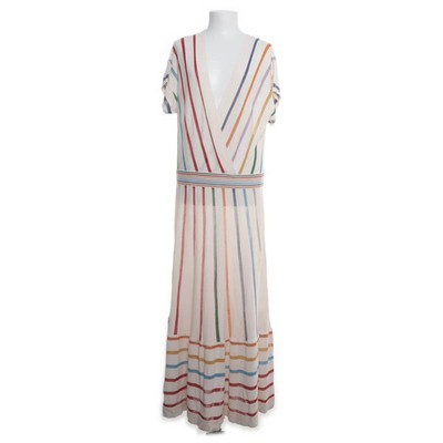 Marella, Maxikleid, Größe: XXL, Weiß/Mehrfarbig, Polyester/Viskose #nyf