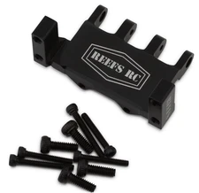 Reefs RC Axial SCX24 Aluminum Servo Mount (Black) (99Micro & 179Micro) REEFS148