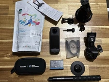 Insta360 X4 + Motorcycle + Suction + Chest Mount + Invisible Stick + 64GB Card