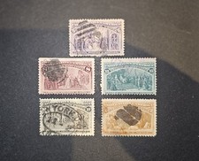 USA 1893 Columbian Exposition – 6c, 8c, 10c, 15c & 30c – Used – Mid/High Value