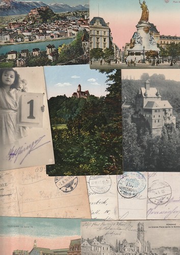 FELDPOST 1. Weltkrieg (1) --- 25 AK kleinformat als Feldpost gelaufen -