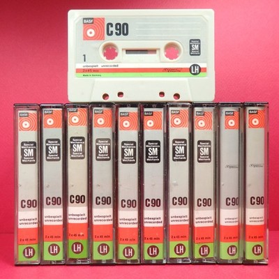   10x BASF LH C90 SM | IEC I Type 1 | Tapes Kassetten Cassettes кассеты | 1971