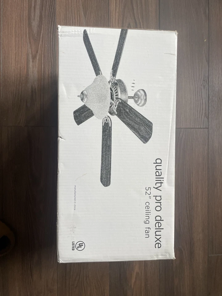 Monte Carlo 5QP52BPD-L Quality Pro Deluxe 52-Inch 5-Blade Ceiling Fan, Bru.. - Image 2 of 4