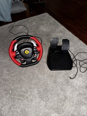 Ferrari Steering Wheel for Xbox Gaming Accessory And Gas And Brake Peddle