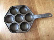 JOTUL Cast Iron Aebleskiver Danish Pancake Cake Pan Skillet Made in Norway