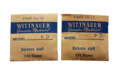 Wittnauer 5D 7SAG Balance Staff INCA BAL .75 COL .48 watch part #13 (2-pack)