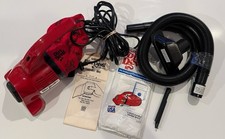 Dirt Devil 08100RED Hand Held Vacuum Cleaner - Red -TESTED - With Bag And Hose