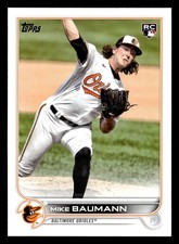 Mike Baumann 2022 Topps ROOKIE RC #502 Baltimore Orioles Baseball *229
