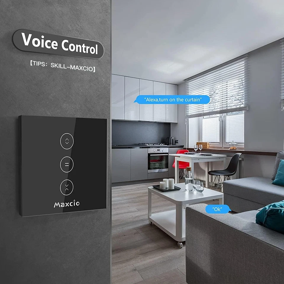 Interruttore Tapparelle WiFi Maxcio Smart Switch per Tapparelle Elettriche - Immagine 3 di 4