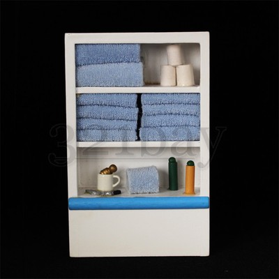 Puppenhaus Schrank für Badezimmer Puppenstubenmöbel Bad ...