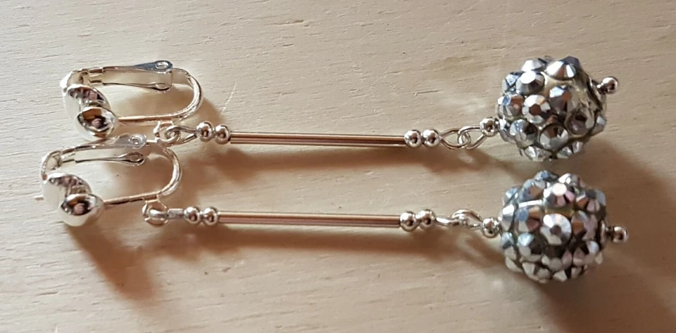 OHRCLIPS CLIPS VERSILBERT PERLE  - Bild 2 von 3