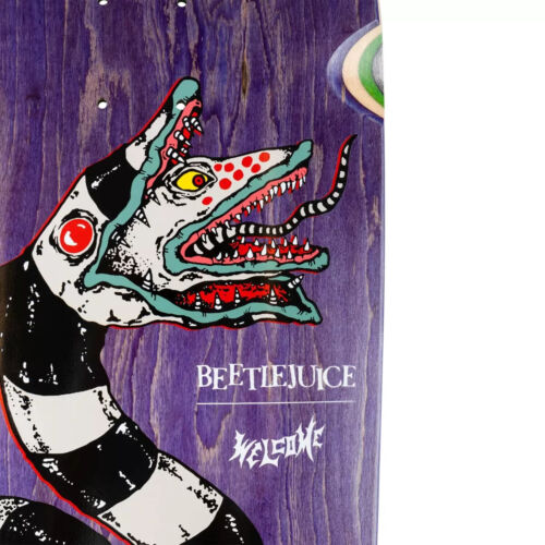 Welcome Skateboards x Beetlejuice Deck Sandworm Purple Stain 10,5" x 33" - Bild 3 von 5