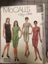 McCall's 2121, Misses Tops and Skirts patterns, Dressy, Sizes 14-18, UNCUT