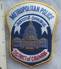 Original DISTRICT of COLUMBIA METROPOLITAN POLICE PATCH WASHINGTON DC