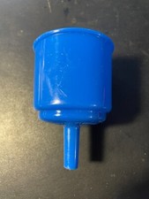 Fuel Filter Funnel Blue Plastic Tool Reusable NEW