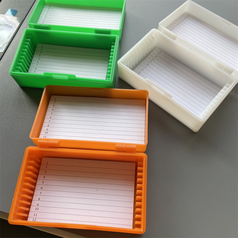 Pathological Box Microscope Slide Storage Dexter Slides Box 5PCS Slide Case Pathological ...