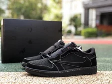 Black Phantom Travis Sc0tt AJ1 Retro Men's (Size US 7-12)