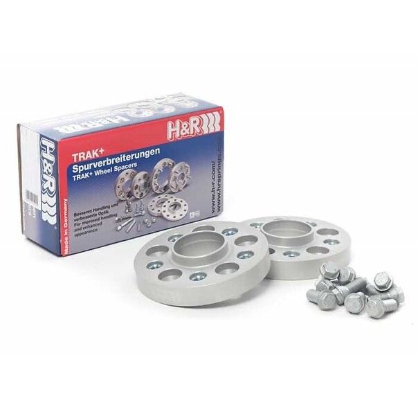 H&R 5035601 Trak+ Wheel Spacers Pair DRA 25mm 5x108 60.1mm With Bolts RENAULT