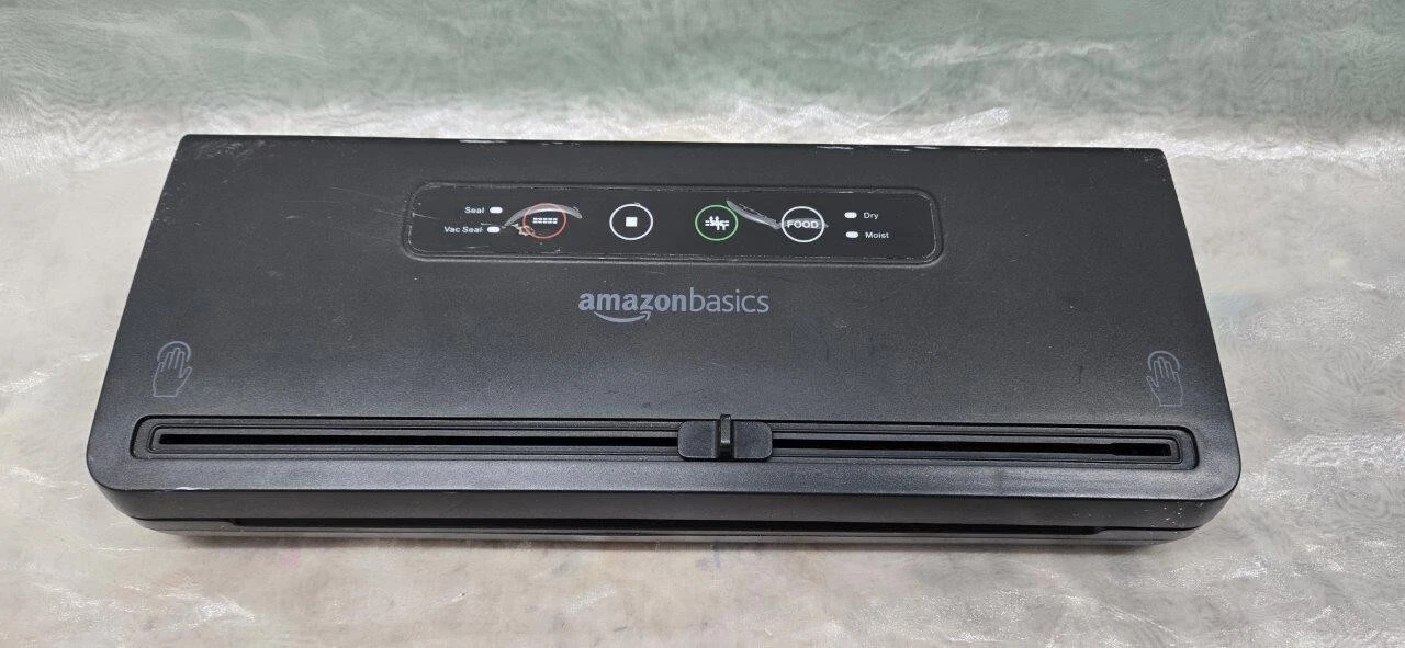 Amazon Basics Black Vacuum Sealer – Working Condition