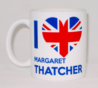 I Heart Margaret Thatcher Becher Tory Konservativer Premierminister Liebe Großbritannien Geschenk