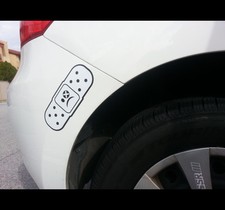 Band Aid Bumper Scratch Jdm Car Vinyl Decal Sticker - Double-layered
