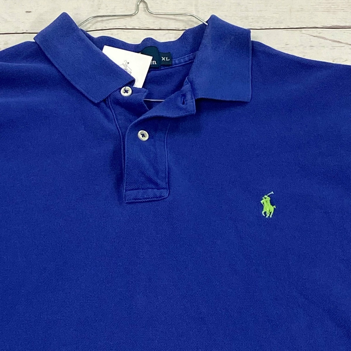 90s LAND'SEND knit polo red USA製 Polo Ralph Lauren Textured Half Zip Nantucket Red Heather at