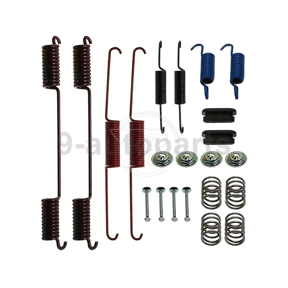 Kit de tambores y zapatas de freno trasero y herrajes para Dodge Caravan 2001 2002 2003 Foto 2 de 4