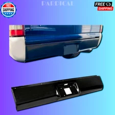Rear Steel Roll Pan Bumper License Plate LED Light for 1999-2007 Chevy Silverado