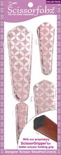SCISSORFOBZ Designer Scissors Sheath Cover 4pc Pack Diamond Metallic Rose Gold