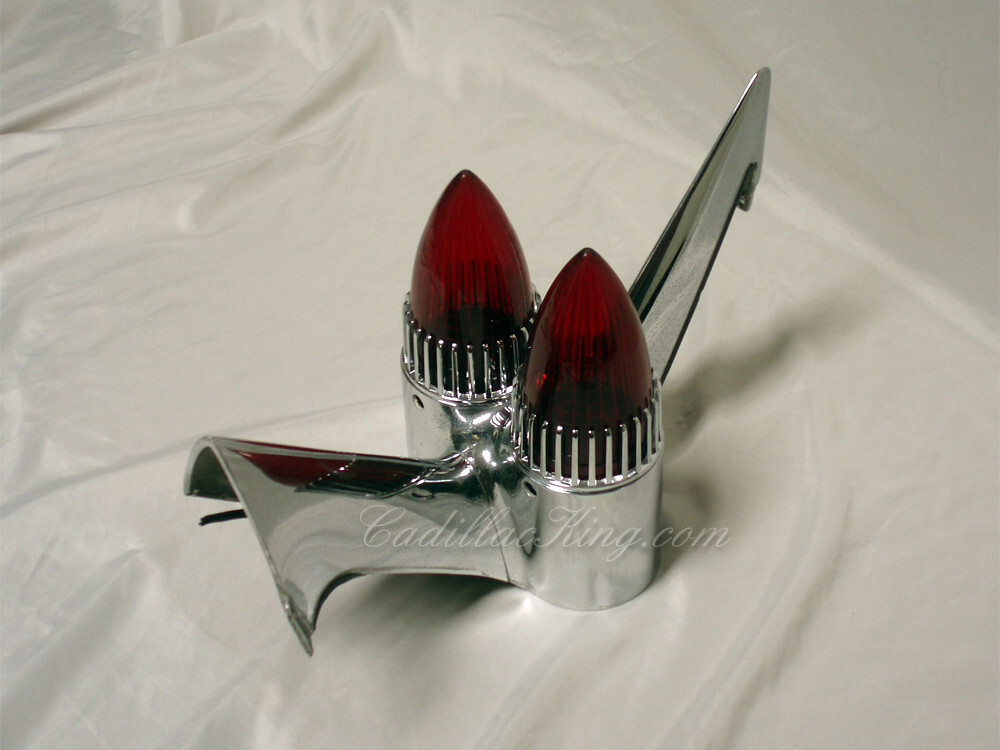 59 Cadillac Tail Light Taillight Assembly Rechromed 30day warranty