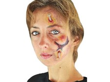 3D Special Effects Makeup Kit FX Kit Set Fake Blood Tattoos Latex Halloween New