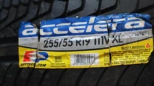 NEW 255 55 19 Accelera Iota with 100% Tread 111V #16160