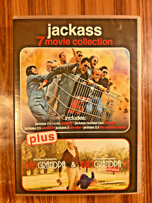 Jackass 7 Movie Collection DVD 7-Disc Set Johnny Knoxville Bam