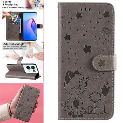 Para OPPO Reno 8/Reno 8 Pro/Reno 8 Lite 5G Billetera Portatarjetas Cuero Estuche Cubierta - Imagen 56 de 58