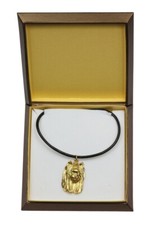 Yorkshire Terrier III - Dog Collar In Gift Box, Gold-Plated Pendant For H