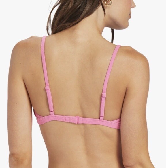 HAWAIIAN HEAT BRALETTE HIPSTER Roxy ビキニ Roxy Hawaiian Heat Bralette Bikini Top In Shocking Pink SZ