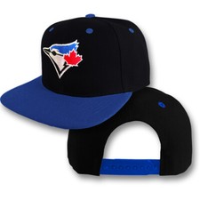 Toronto Blue Jays Snap Back Cap Hat Embroidered Adjustable Flat Bill Bluejays