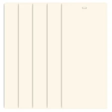 Ivory Vertical Blind Slats Vanes Replacement Blinds Sliding Door 94.5" x 3.5" 