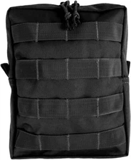 Red Rock Outdoor Gear Large MOLLE Utility Pouch Black Internal Loops MOLLE-Ready