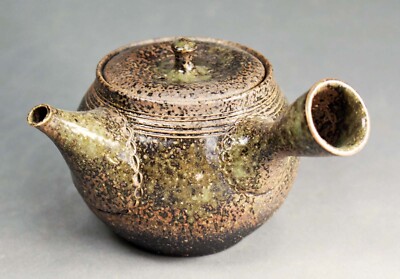 美品 / ASH Generation 49 Tokoname Hand-made Ash Glaze Teapot by Jin, #jin109 : D97