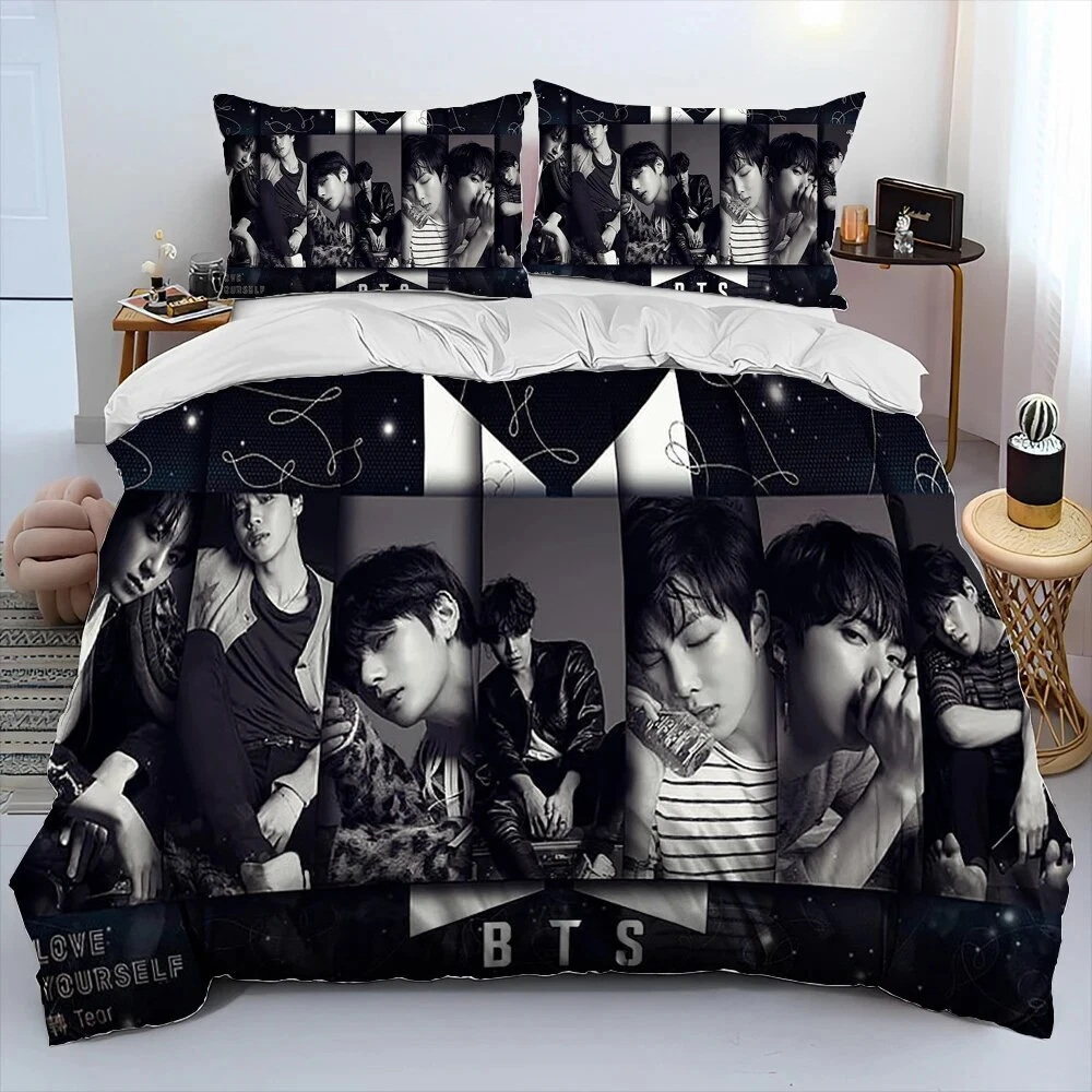 Kpop b-bts Bangtan Kim JIN Bedding Set
