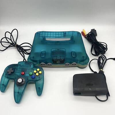 Nintendo 64 Clear Blue Console N64 NUS-001 Limited edition Nintendo 64 Clear Blue Console N64 NUS-001 Limited edition